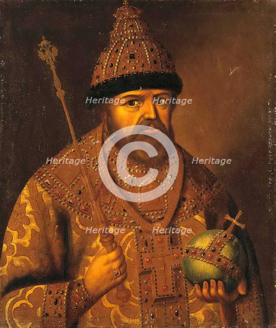 Portrait of Tsar Alexei Mikhailovich, 1800. Creator: Unknown.