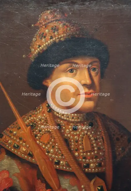 'Portrait of Tsar Feodor Alexeyevich, first half of 19th century. Artist: Unknown