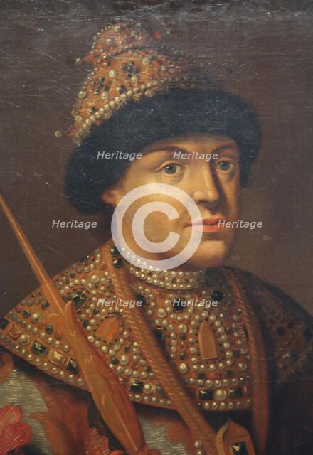 'Portrait of Tsar Feodor Alexeyevich, first half of 19th century. Artist: Unknown