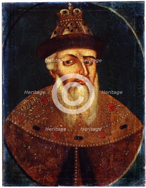 'Portrait of Tsar Ivan IV the Terrible', early 18th century. Artist: Anon