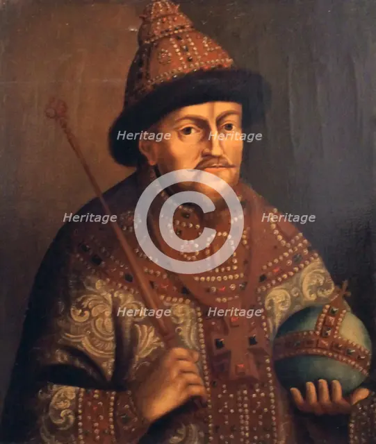 'Portrait of Tsar Michael Feodorovich', first half of 19th century. Artist: Unknown