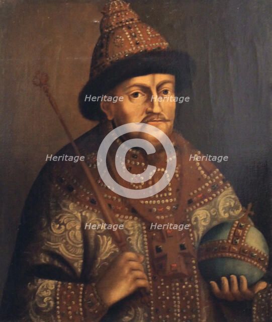 'Portrait of Tsar Michael Feodorovich', first half of 19th century. Artist: Unknown