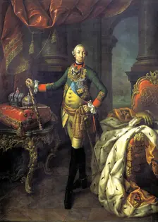 Portrait of Tsar Peter III 1762. Artist: Aleksei Petrovich Antropov