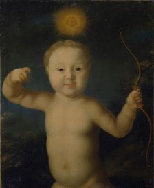 Portrait of Tsarevich Peter Petrovich of Russia (1715-1719) as Cupid, 1772. Artist: Molchanov, Grigori Dmitrievich (ca. 1730-after 1786)