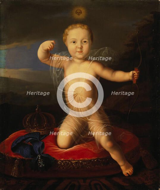 Portrait of Tsarevich Peter Petrovich of Russia (1715-1719), First quarter of 19th cen.. Artist: Anonymous  