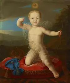 Portrait of Tsarevich Piotr Petrovich as a Child, first half of the 19th century. Creator: Unknown