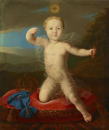 Portrait of Tsarevich Piotr Petrovich as a Child, first half of the 19th century. Creator: Unknown