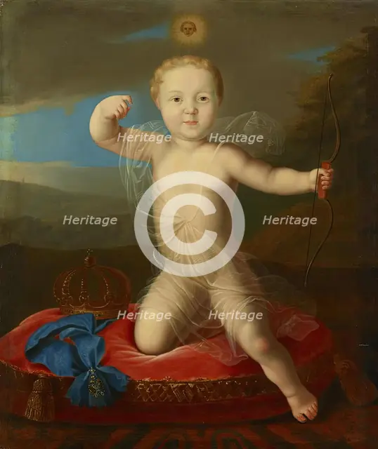 Portrait of Tsarevich Piotr Petrovich as a Child, first half of the 19th century. Creator: Unknown.
