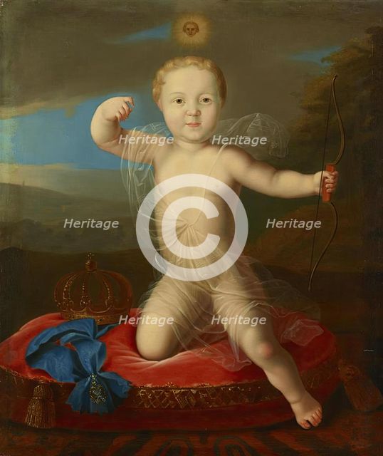 Portrait of Tsarevich Piotr Petrovich as a Child, first half of the 19th century. Creator: Unknown.