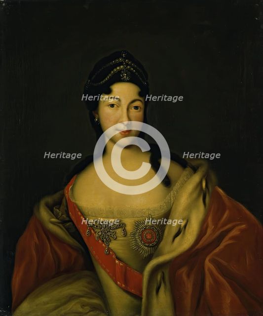 Portrait of Tsarevna Anna Petrovna, first half of the 19th century. Creator: Unknown.