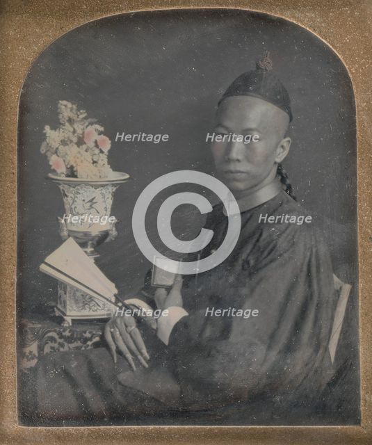 Portrait of Tsow Chaoong, 1847. Creator: Unknown.