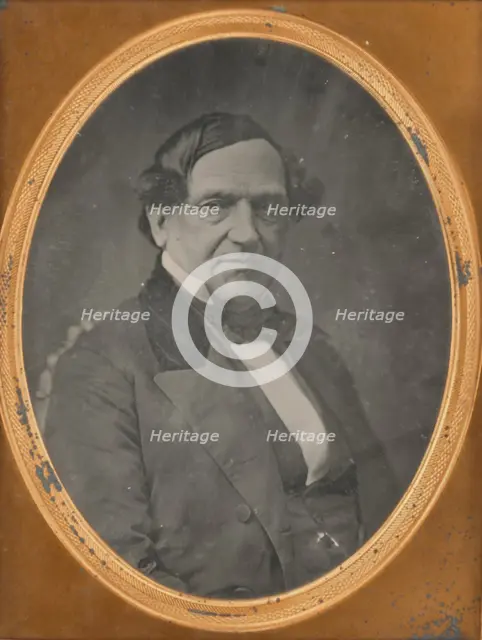 Portrait of Tucker Deland, about 1855. Creator: Unknown.