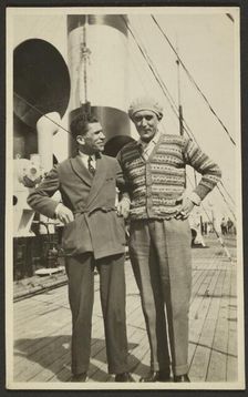 Portrait of two men, 1920-1930. Creator: Fédèle Azari