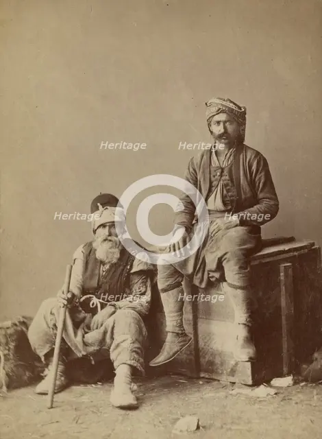 Portrait of two men, about 1870-1880. Creator: Unknown.