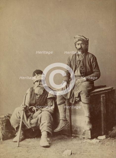 Portrait of two men, about 1870-1880. Creator: Unknown.