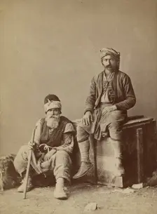 Portrait of two men, about 1870-1880. Creator: Unknown