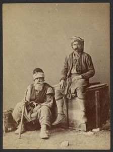 Portrait of two men, about 1870-1880. Creator: Unknown