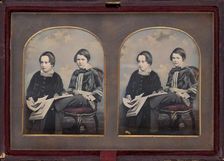 Portrait of Two Boys, 1850s. Creator: William Edward Kilburn