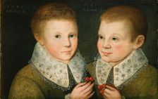 Portrait of Two Brothers, 1586. Creator: Marcus Gheeraerts, the Younger