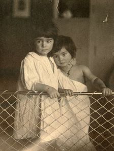Portrait of two children, late 19th or early 20th century. Artist: Leonid Andreyev