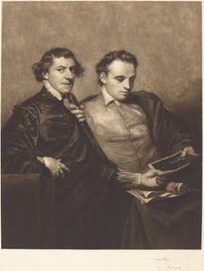 Portrait of Two Gentlemen, 1905. Creator: Frank Short