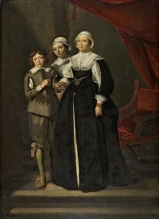 Portrait of Two Women and a Boy, 1632. Creator: Thomas de Keyser