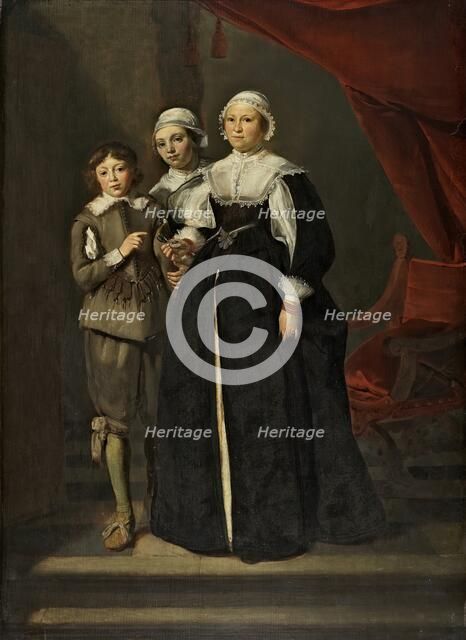 Portrait of Two Women and a Boy, 1632. Creator: Thomas de Keyser.