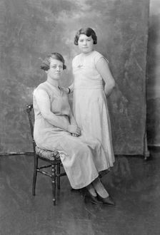 Portrait of two women, c1935. Creator: Kirk & Sons of Cowes