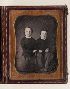 Portrait of Two Young Boys, c1851. Creator: Unknown
