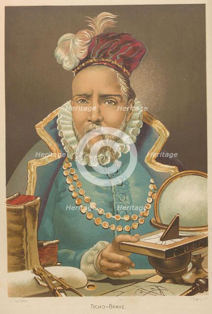 Portrait of Tycho Brahe (1546-1601), 1879. Creator: Planella y Rodríguez, Juan (1849-1910).