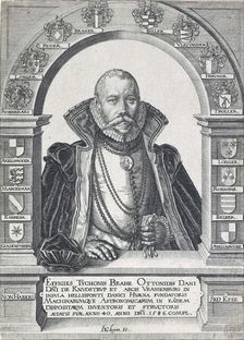 Portrait of Tycho Brahe (1546 - 1601), pub. 1586. Creator: Jacob de Gheyn () after