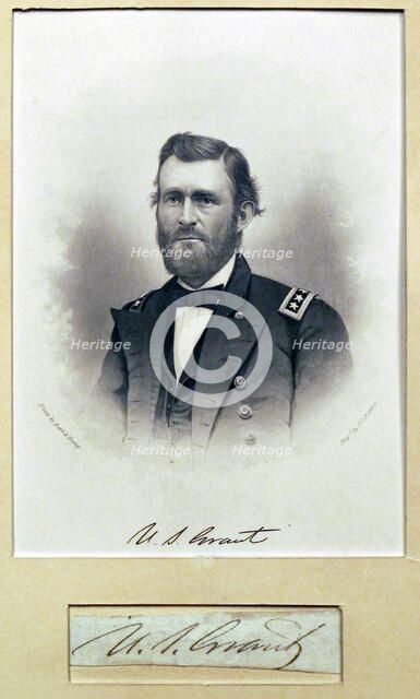 Portrait of U. S. Grant, late 19th century. Creator: John Chester Buttre.