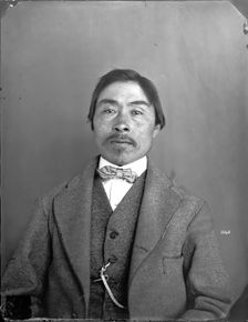 Portrait of Unidentified Man, 1880s. Creator: United States National Museum Photographic Laboratory