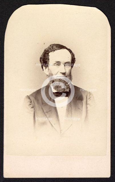 Portrait of Unidentified Man, Circa 1860s. Creator: Frederick Gutekunst.