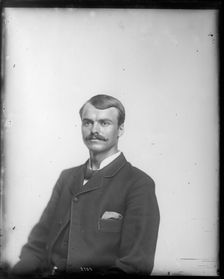 Portrait of Unidentified Man in Suit, 1880s. Creator: United States National Museum Photographic Laboratory