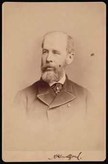 Portrait of Unidentified Man, October 1876. Creator: Frederick Gutekunst