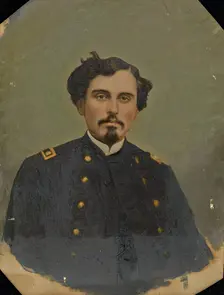 Portrait of Union Army Major, about 1862. Creator: Unknown