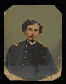 Portrait of Union Army Major, about 1862. Creator: Unknown