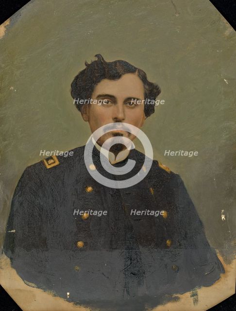 Portrait of Union Army Major, about 1862. Creator: Unknown.