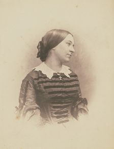 Portrait of unknown woman, 1860-1861. Creator: Nadar