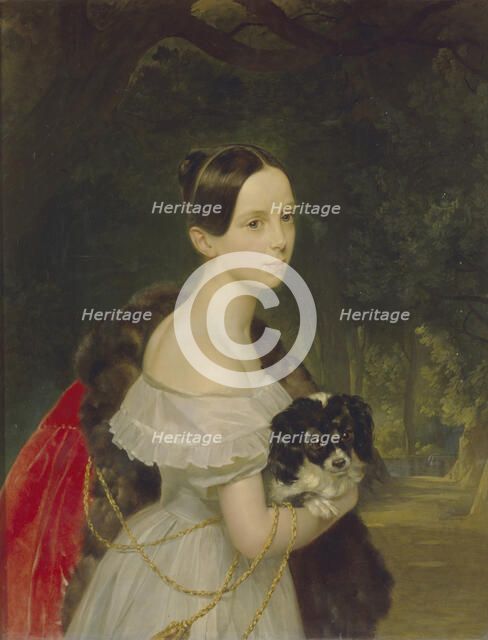 Portrait of Ulyana M. Smirnova, 1837-1840. Artist: Briullov, Karl Pavlovich (1799-1852)