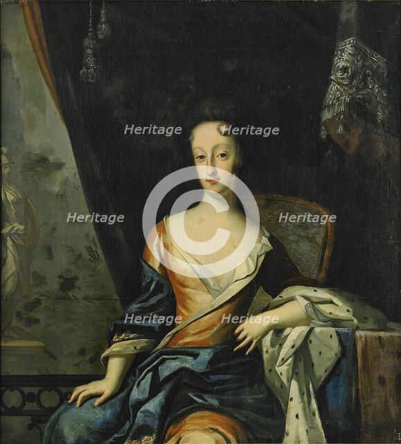 Portrait of Ulrika Eleonora (1688-1741), Queen of Sweden. Artist: Krafft, David, von (1655-1724)