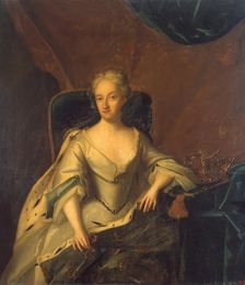 Portrait of Ulrika Eleonora the Younger, Queen of Sweden, 1725. Creator: Unknown
