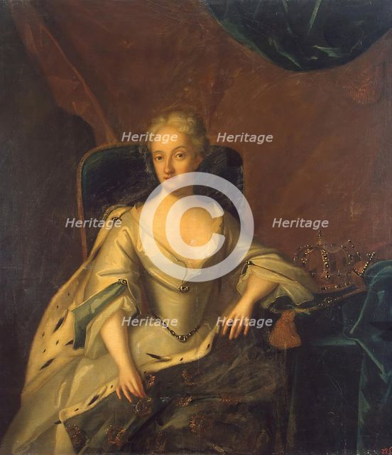 Portrait of Ulrika Eleonora the Younger, Queen of Sweden, 1725. Creator: Unknown.