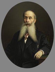 Portrait of V.A.Chernokhvostov, 1889. Creator: Pyotr Petrovich Zabolotsky