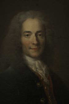Portrait of Voltaire (1694-1778) in 1718, between 1718 and 1724. Creator: Nicolas de Largilliere