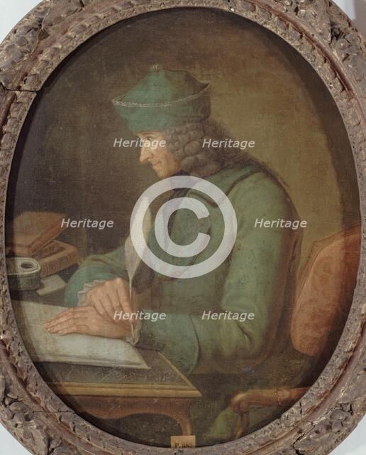 Portrait of Voltaire (1694-1778) in his study, between 1694 and 1778. Creator: Unknown.