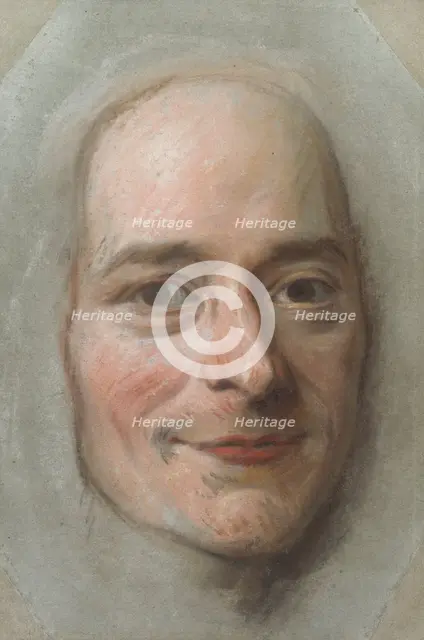 Portrait of Voltaire, c1740. Creator: Maurice-Quentin de La Tour.