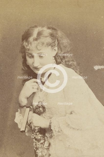 Portrait of Val Bateman, late 19th century. Creator: Unknown.
