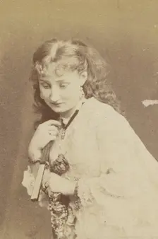 Portrait of Val Bateman, late 19th century. Creator: Unknown